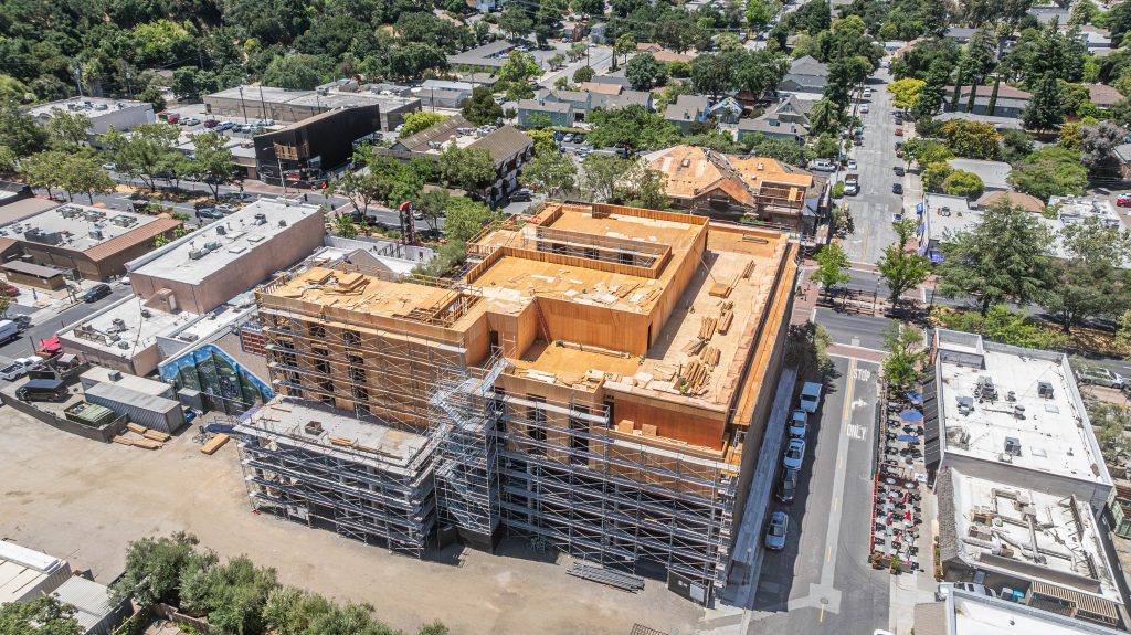 drone view of a Under construction site 3